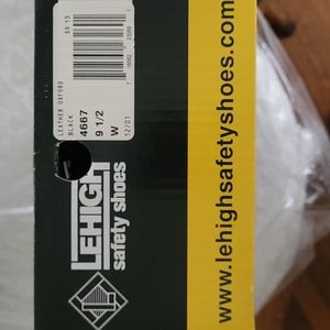 Lehigh steel toe safety shoes